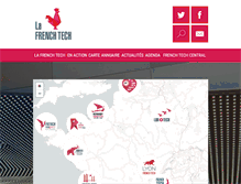 Tablet Screenshot of lafrenchtech.com